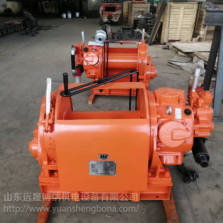煤礦用JQHS-100×8氣動絞車