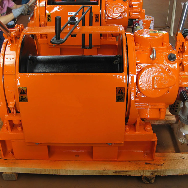 煤礦用JQHS-100×8氣動絞車